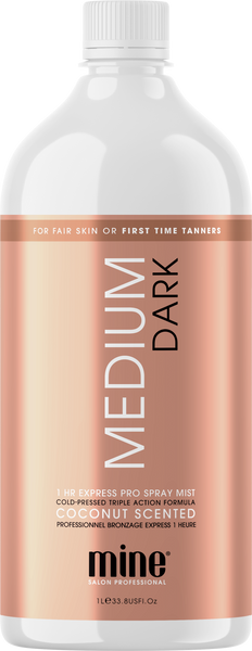 Лосьйон для миттевої засмаги Medium Dark Pro Spray Mist MineTan 1007 фото
